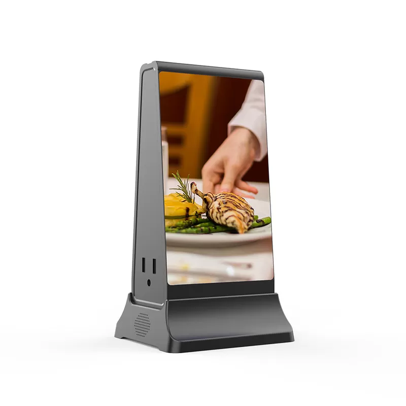 GENEVISION Vertical LCD Digital Advertising Player Wifi Public Mobile Phone Charging Kiosk 7'' (MAD-5) - imagine 2