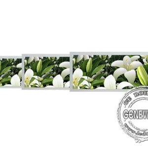 GENEVISION White Super Wide 1920*540 Wall Mount Stretched Lcd Screen Display Half Cut Bar Advertising (MG-550S)