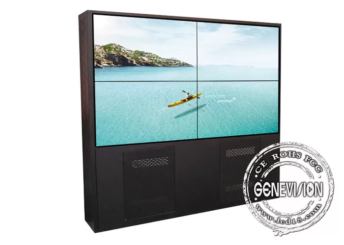 GENEVISION 4K Daisy Chain Wall Mount LCD Display 2 * 2 55inch Floor Standing (MG550)