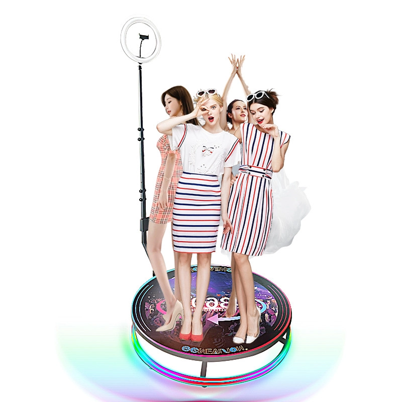 GENEVISION Photo Selfie Booth Used For The Party Or Live Show Rotate 360 Degree (MZJ360) - imagine 2