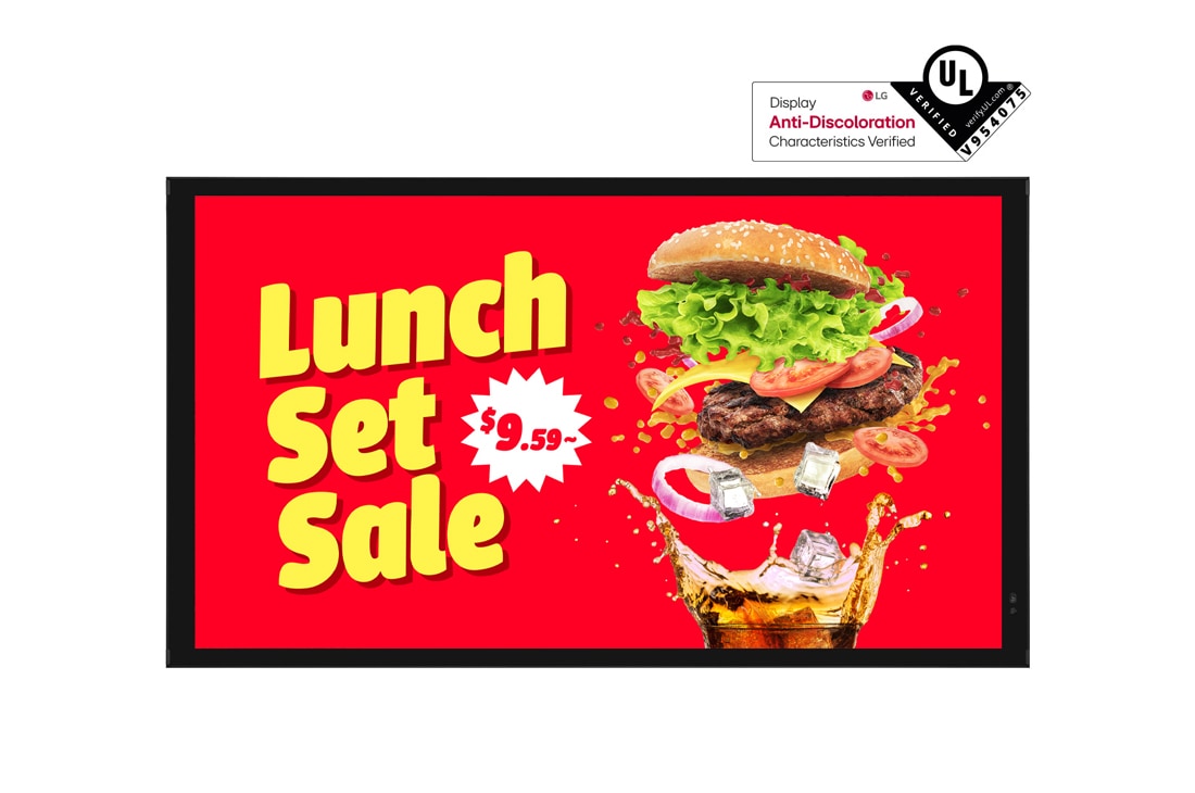 LG High-brightness IP-rated Outdoor Display 49" (49XE4P-B)