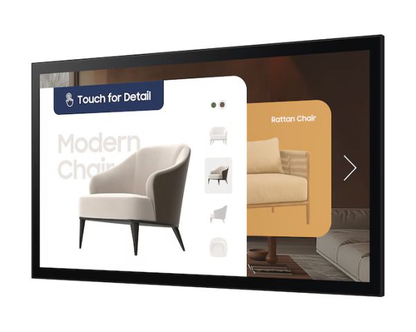 SAMSUNG 32" Ecran profesional Touch Signage QMC-T (LH32QMCTBGCXEN) - imagine 4