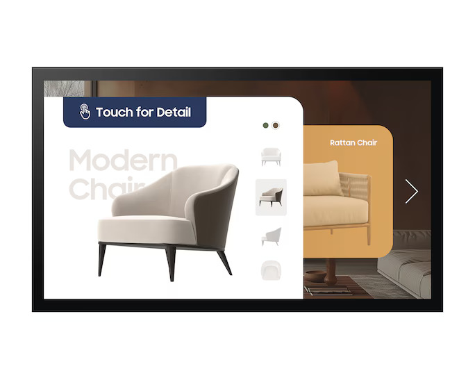 SAMSUNG 32" Ecran profesional Touch Signage QMC-T (LH32QMCTBGCXEN)